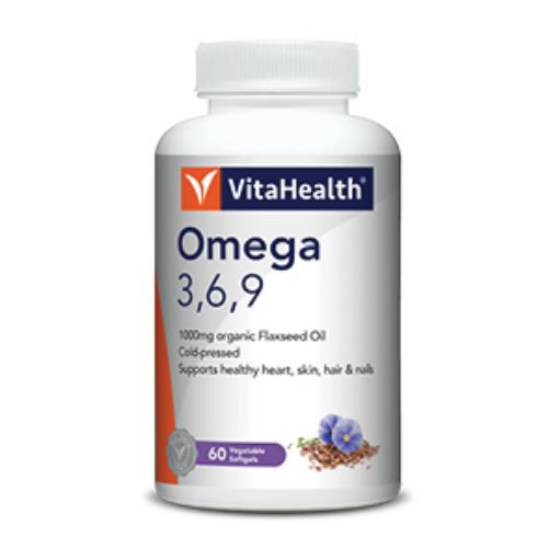 Picture of Vita Omega 3-6-9 Flaxseed Oil 1000mg 60s