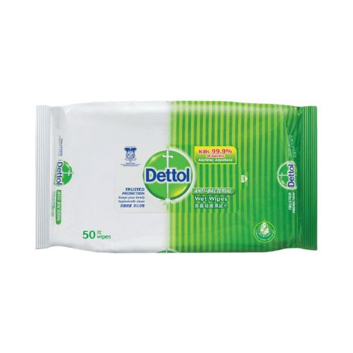 Picture of Dettol Anti-Bacterial Wipes 50s