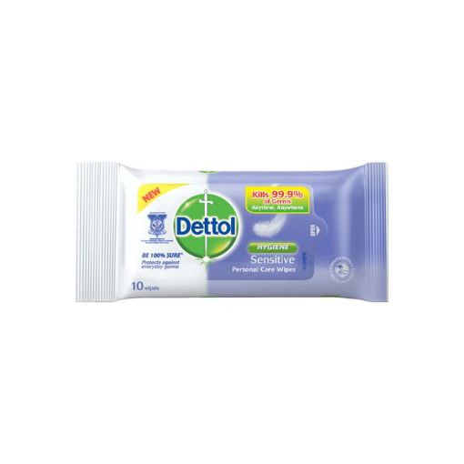 Picture of Dettol Sensitive Personal Care Wipes 10s