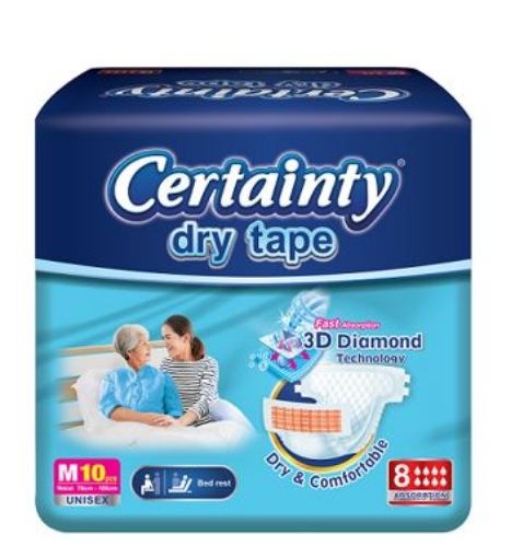 Picture of Certainty Adult Diaper Medium 10s