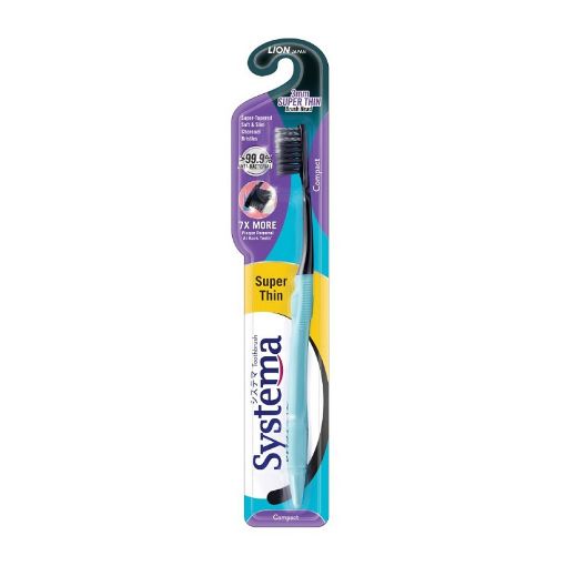 Picture of Systema Superthin Charcoal Toothbrush Compact