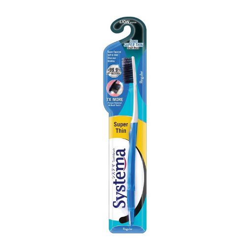 Picture of Systema Superthin Charcoal Toothbrush Regular