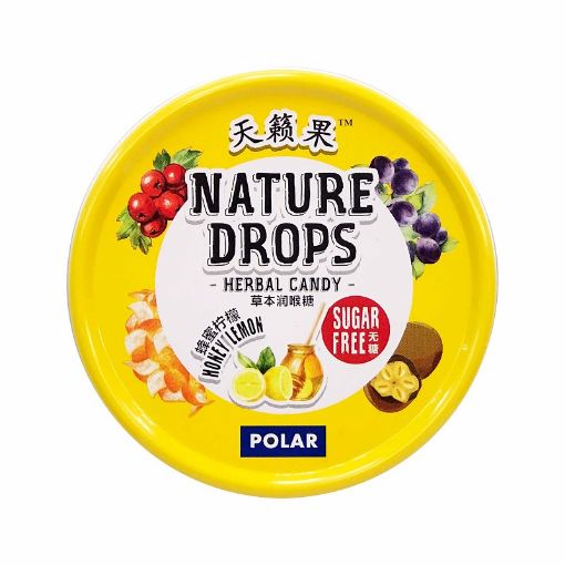 Picture of Polar Nature Drops Sugar Free Honey & Lemon 60g