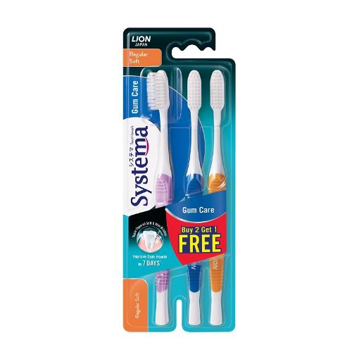 Picture of Systema Gum Care Toothbrush Regular Soft 3s
