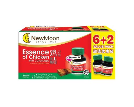 Picture of New Moon Essence Of Chicken W Cordyceps 68ml 6+2