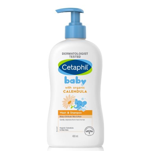 Picture of Cetaphil Baby Wash & Shampoo With Organic Calendula 400ml