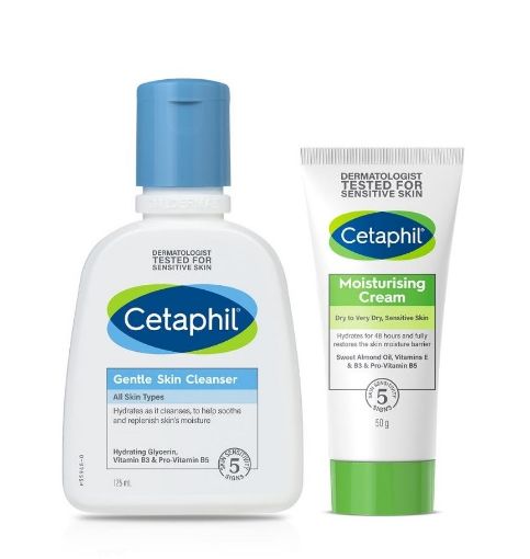 Picture of Cetaphil Gentle Skin Cleanser 125ml + Moisturizing Cr 50g