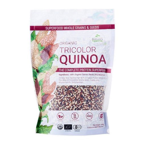 Picture of NSF Organic Tricolor Quinoa Seeds 500g