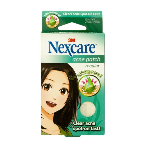 Picture of Nexcare Acne Patch Tea Tree Oil Regular 34s