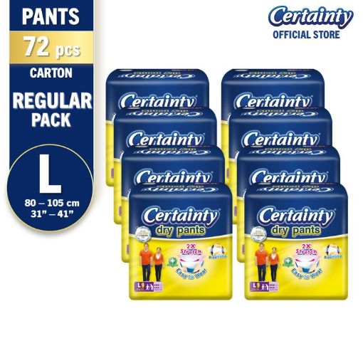 Picture of Certainty Drypants Large 9s x 8