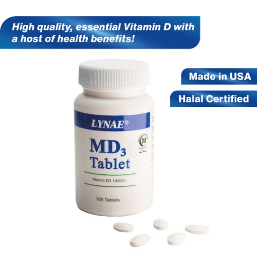 Picture of Lynae MD3 Vitamin D 1000IU 100s