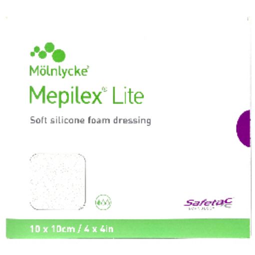 Picture of Mepilex Lite Absorbent Soft Silicone 10 x 10cm 284100