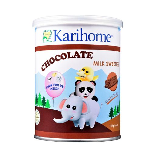 Picture of Karihome Goat's Milk Tabs Chocolate 150s