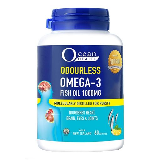 Picture of Ocean Health Odourless Omega 3 1000mg 60s