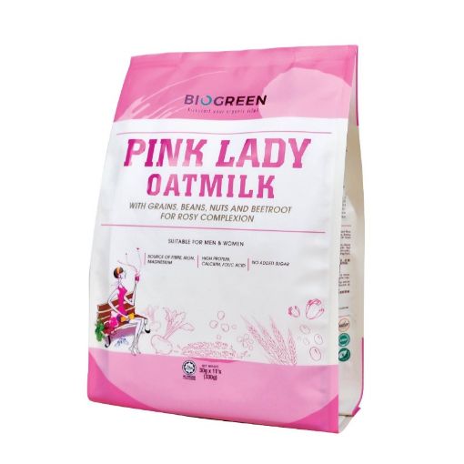 Picture of Biogreen No Sugar Added Pink Lady Oatmilk Powder Sac 11s