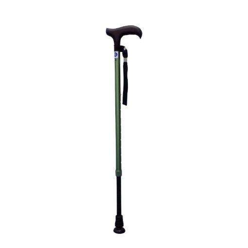 Picture of Slim Adjustable Walking Stick - Green
