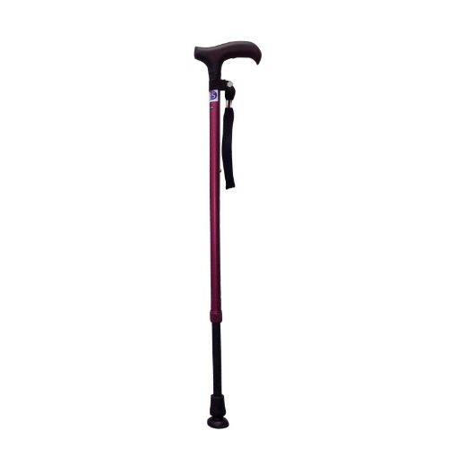 Picture of Slim Adjustable Walking Stick - Red