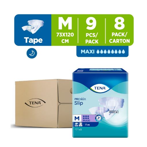 Picture of Tena Proskin Slip Maxi Medium 9s x 8