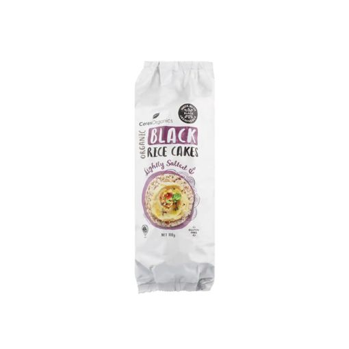 Picture of Ceres Organic Black Rice Cakes Lightly Salted 110g