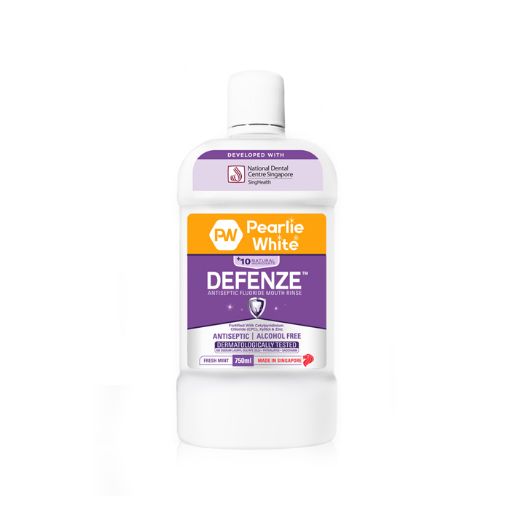 Picture of Pearlie White Defenze Antiseptic Fluoride Mouthrinse 750ml