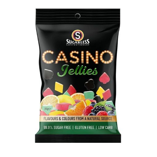 Picture of Sugarless Casino Jellies 70g