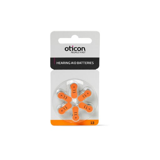 Picture of Oticon Zinc Air Battery Size 13 6s